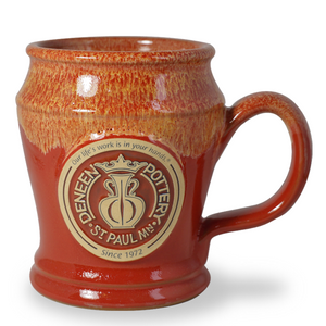 DENEEN RETRO – AMP MUG – PAPRIKA W SUNSHINE WHITE