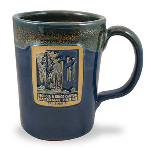 SEQUOIA & KINGS CANYON  – ABBY MUG. – FEDERAL BLUE W/CINNAMON WHITE